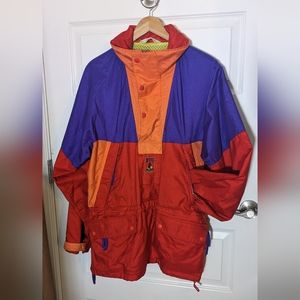 Retro ski snowboard jacket